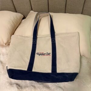 SPORTY & RICH 94 Racquet Club Two Tone Tote